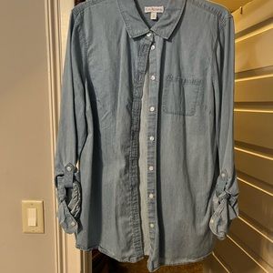 Kim Rogers Blue button down